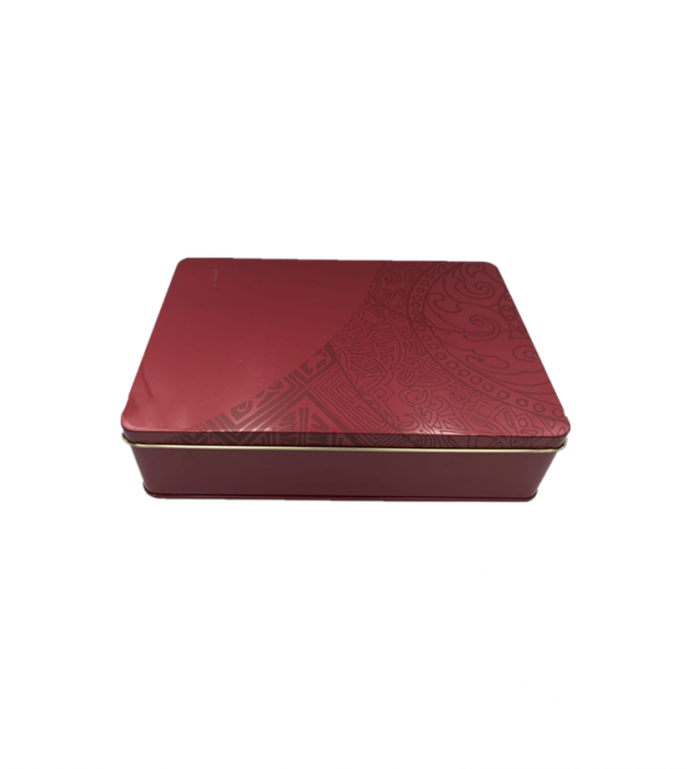 方形餅干盒(正官莊款) 1